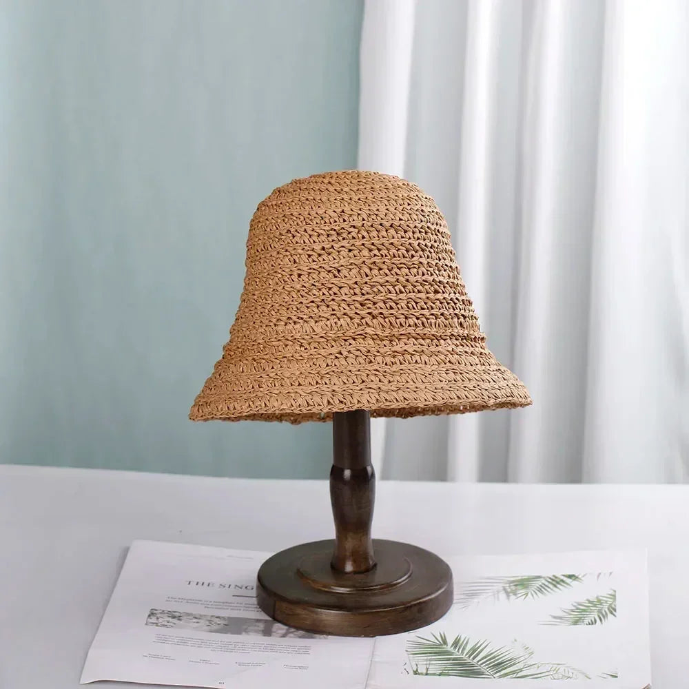 Straw Bucket Sun Hat | UV Protection