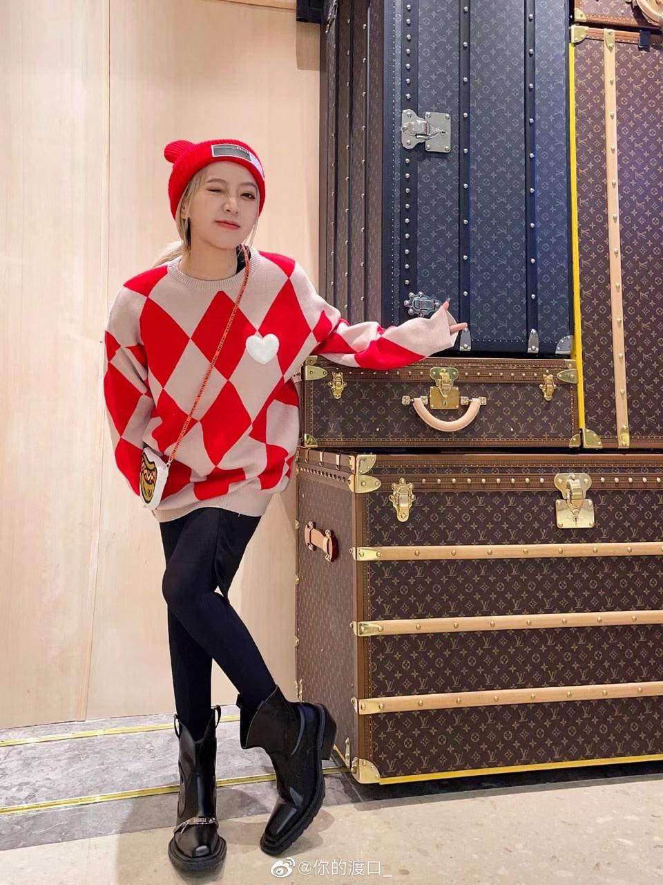 Double Pompom Knit Beanie Hat for Women