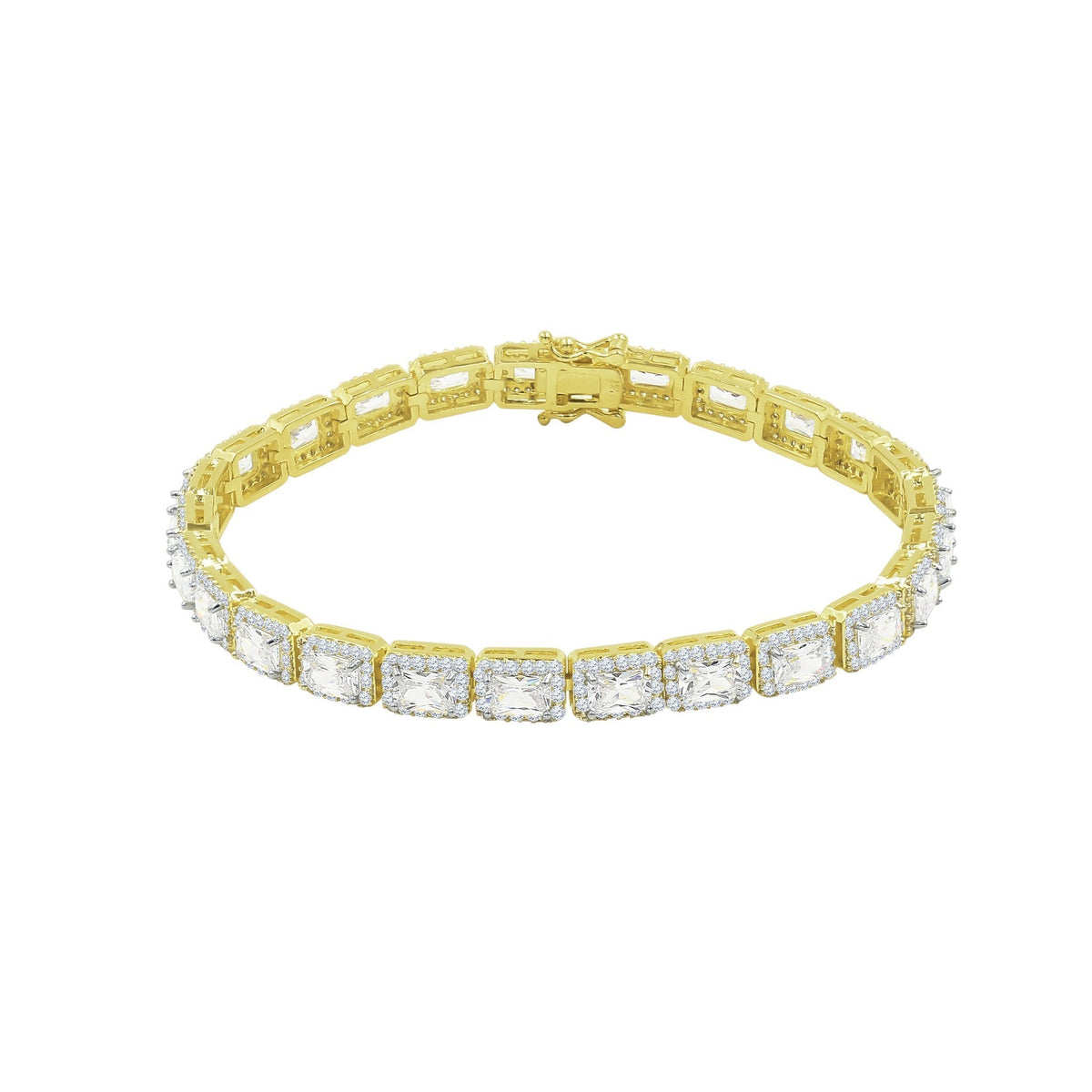 Foxy 6MM Square CZ Tennis Bracelet