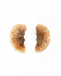 Beaded Handwoven Ginkgo Leaf Stud Earrings