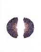 Beaded Handwoven Ginkgo Leaf Stud Earrings