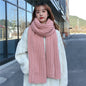 Striped Knit Cashmere Scarf