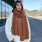 Striped Knit Cashmere Scarf