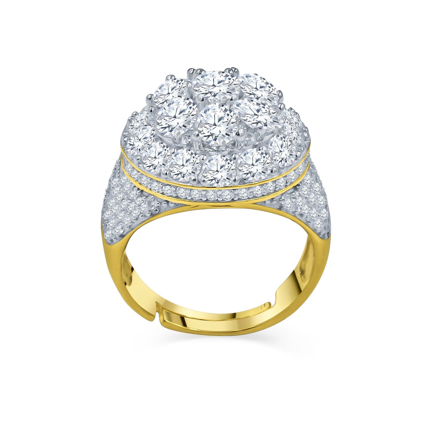 Angelic 925 Sterling Silver CZ Ring
