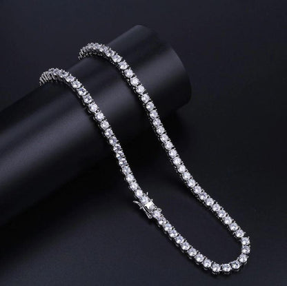Sparkle 3MM 925 Silver CZ Tennis Choker