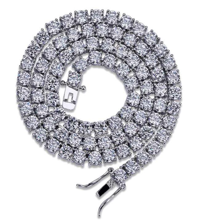 Sparkle 3MM 925 Silver CZ Tennis Choker