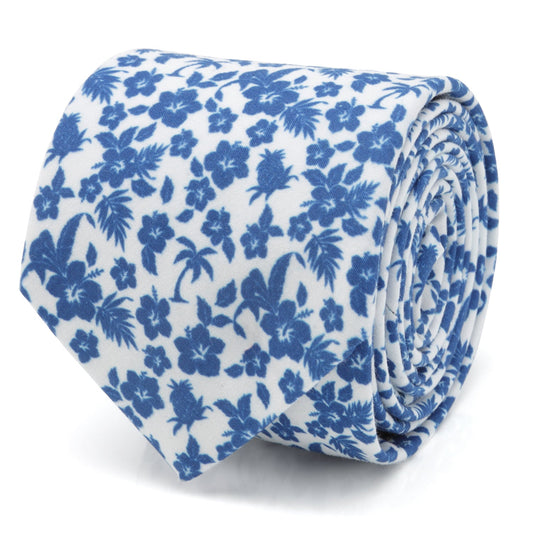 Tropical Blue Men's Tie