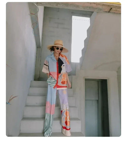 Belt Strap Wide Brim Straw Panama Sun Hat