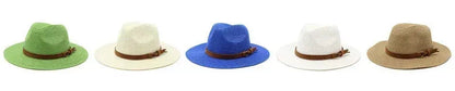 Oversized Panama Jazz Trilby Straw Sun Hat