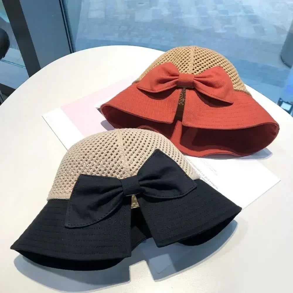 Foldable Wide Brim Bucket Hat | Ponytail Friendly