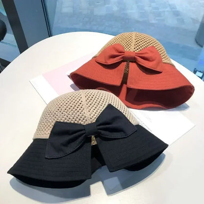 Foldable Wide Brim Bucket Hat | Ponytail Friendly