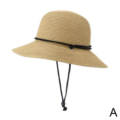 Korean Dome Basin Breathable Straw Sun Hat