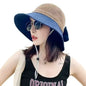 Foldable Wide Brim Bucket Hat | Ponytail Friendly