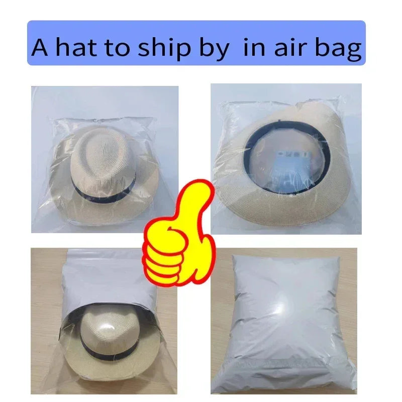 Belt Strap Wide Brim Straw Panama Sun Hat