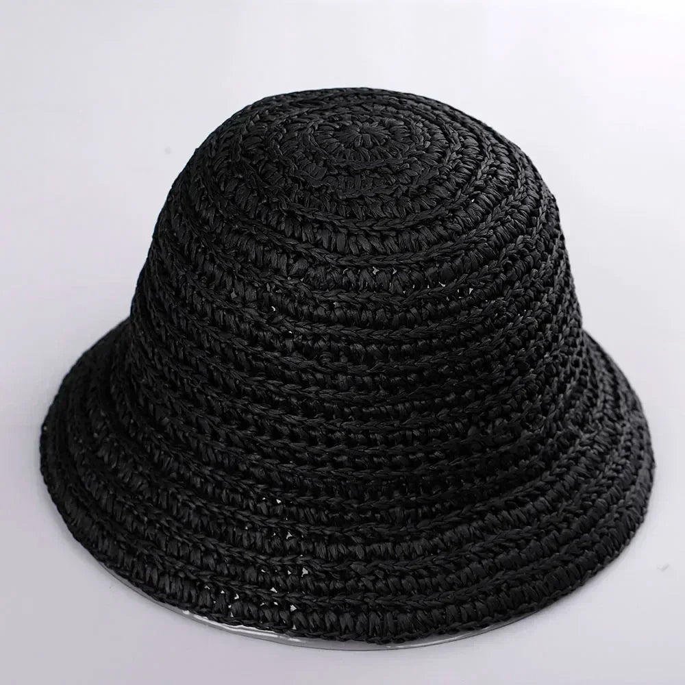 Straw Bucket Sun Hat | UV Protection