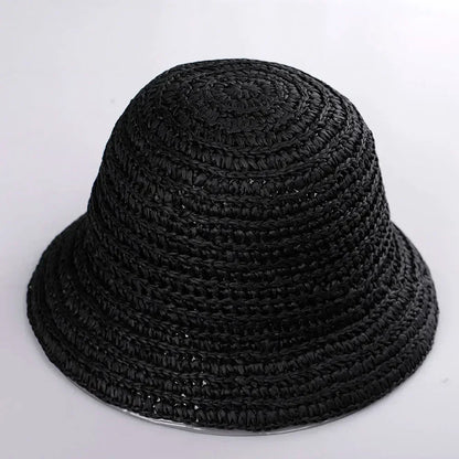 Straw Bucket Sun Hat | UV Protection