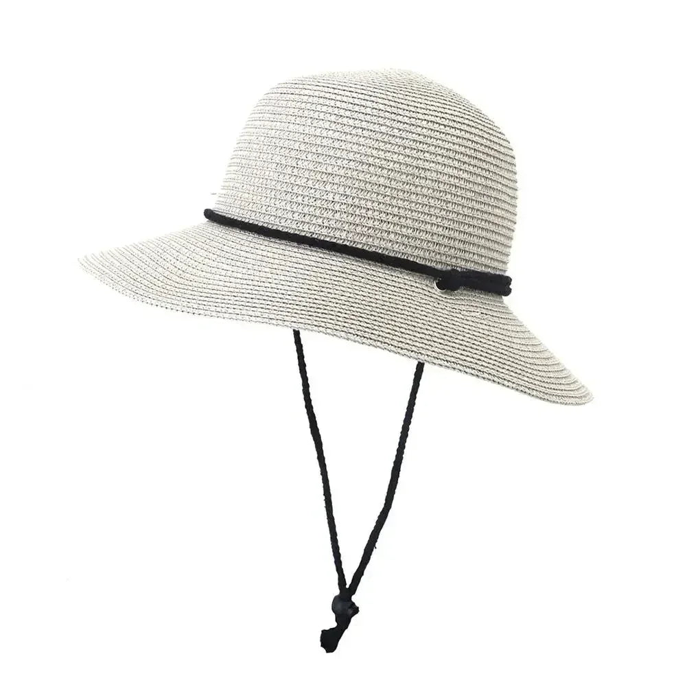 Korean Dome Basin Breathable Straw Sun Hat