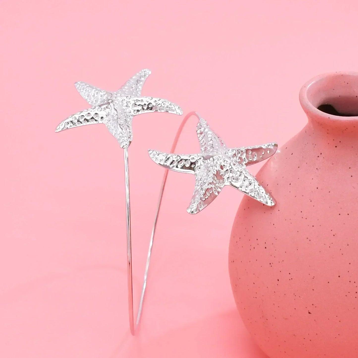 Gold Starfish Cuff Bracelet