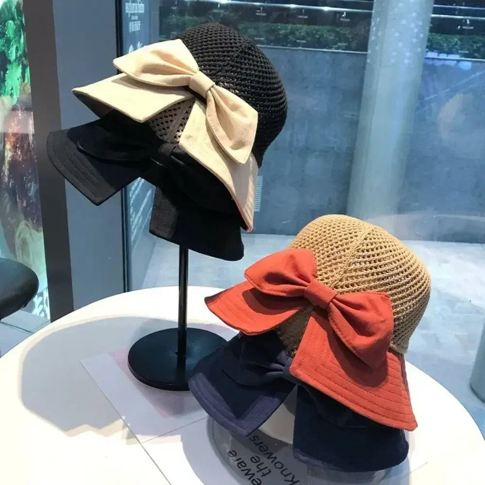 Foldable Wide Brim Bucket Hat | Ponytail Friendly