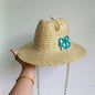 Hepburn Style Wide Brim Straw Sun Hat