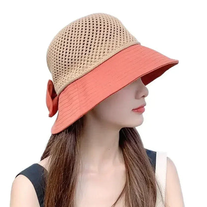 Foldable Wide Brim Bucket Hat | Ponytail Friendly