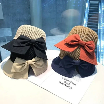 Foldable Wide Brim Bucket Hat | Ponytail Friendly