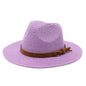 Oversized Panama Jazz Trilby Straw Sun Hat