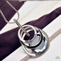 Gray Crystal Choker Necklace