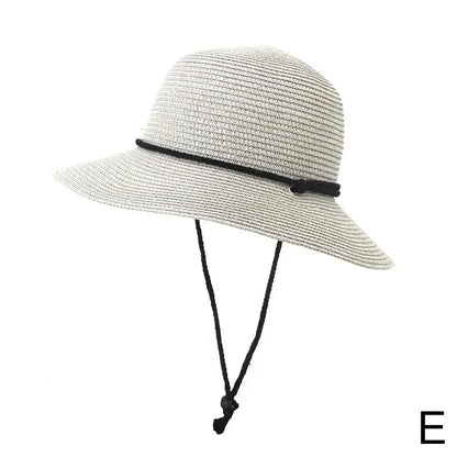 Korean Dome Basin Breathable Straw Sun Hat