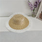 Hepburn Style Wide Brim Straw Sun Hat
