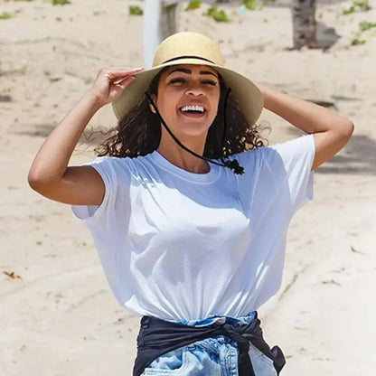 Korean Dome Basin Breathable Straw Sun Hat