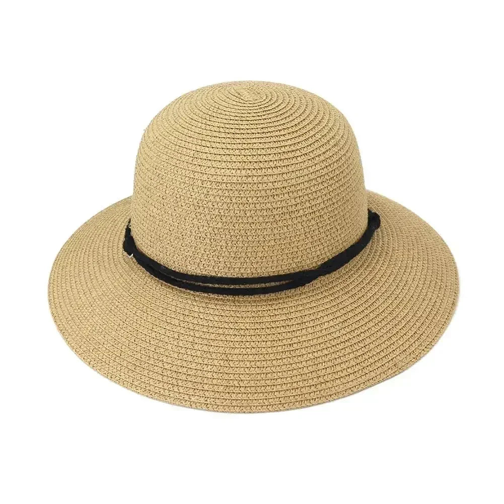 Korean Dome Basin Breathable Straw Sun Hat