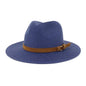 Oversized Panama Jazz Trilby Straw Sun Hat