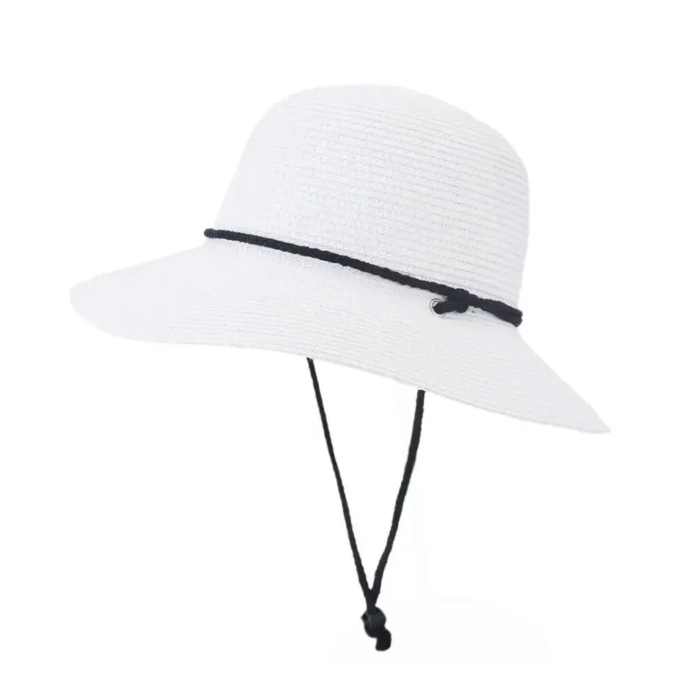 Korean Dome Basin Breathable Straw Sun Hat