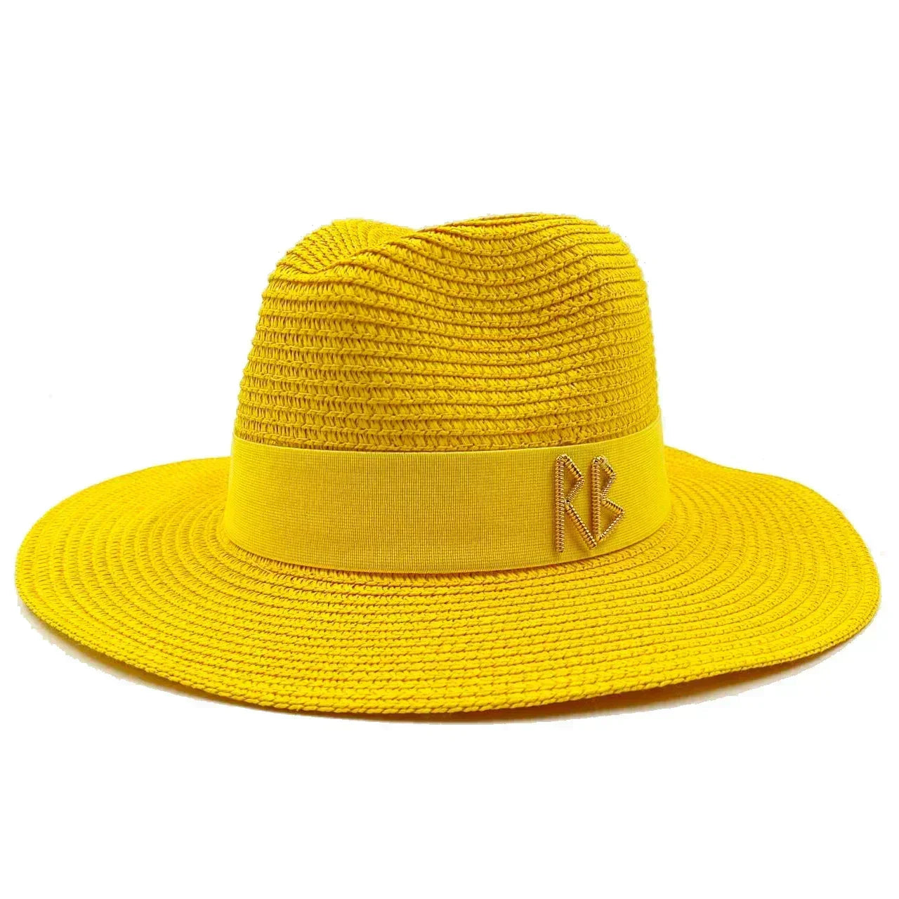 Hepburn Style Wide Brim Straw Sun Hat
