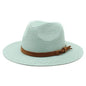Oversized Panama Jazz Trilby Straw Sun Hat