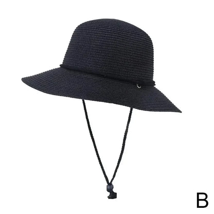 Korean Dome Basin Breathable Straw Sun Hat