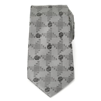 Star Wars Millennium Falcon Gray Tie