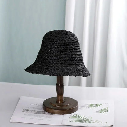 Straw Bucket Sun Hat | UV Protection