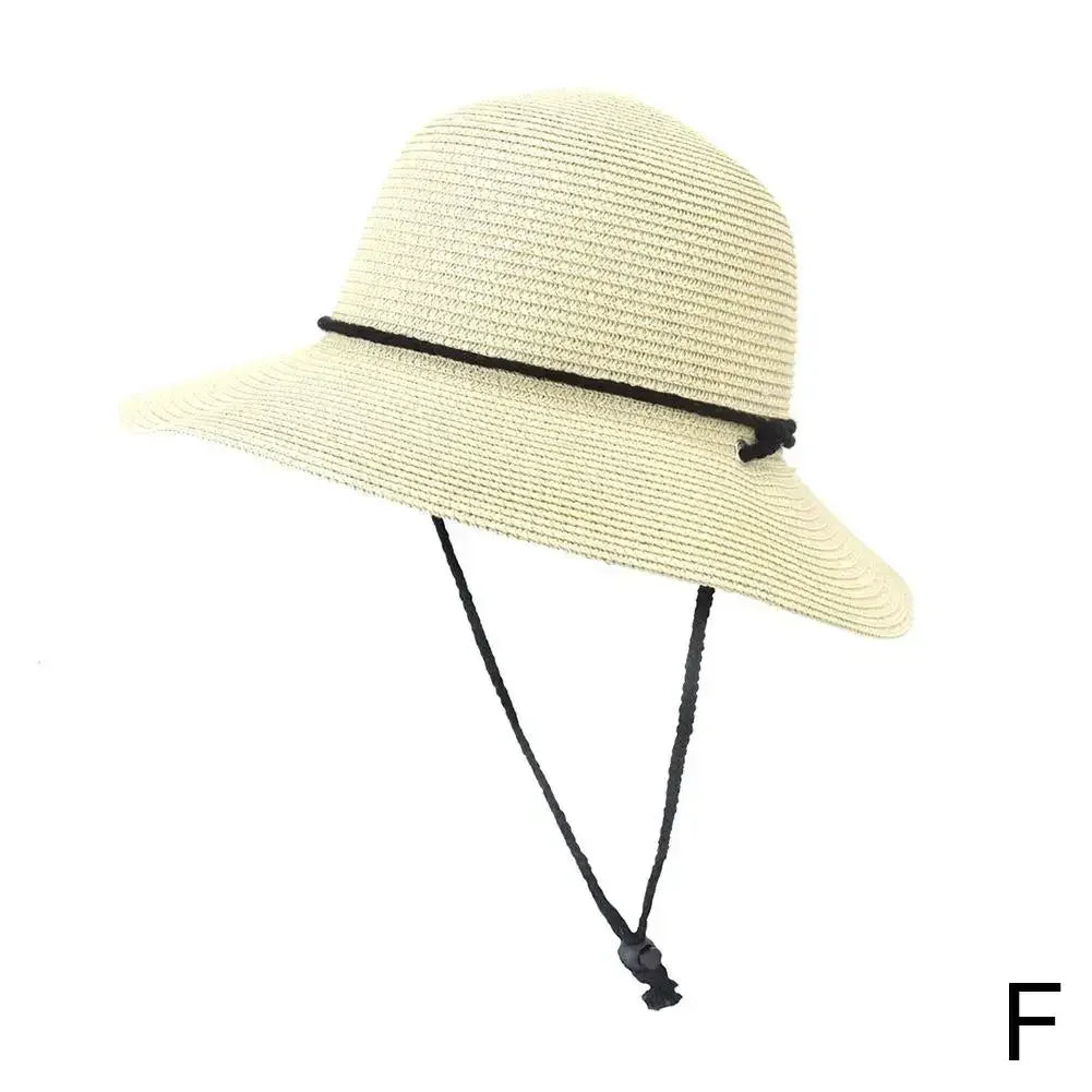 Korean Dome Basin Breathable Straw Sun Hat