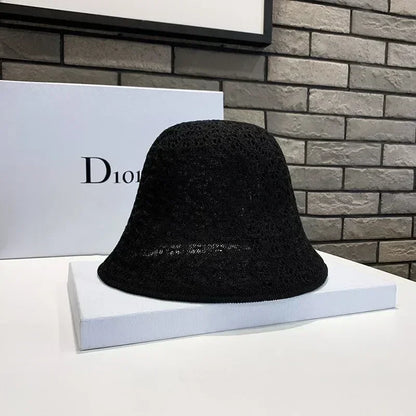 Korean Hollow Knit Crochet Bucket Hat