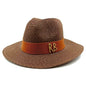 Hepburn Style Wide Brim Straw Sun Hat