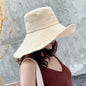 Japanese Big Brim Foldable Cotton Sun Hat