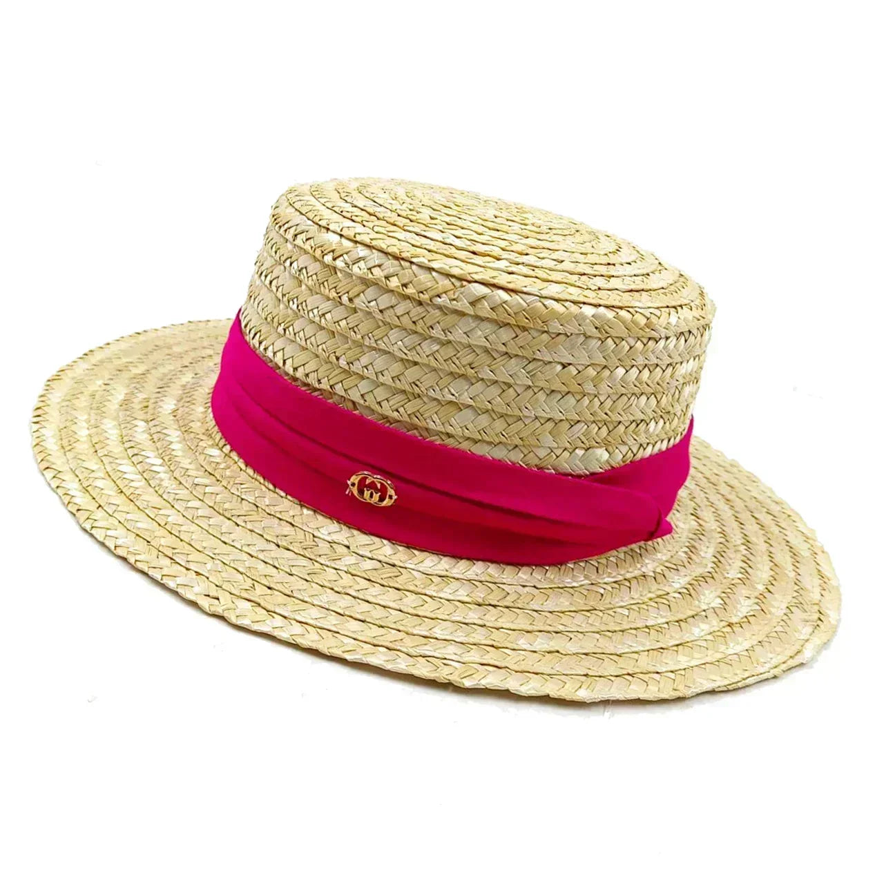 Hepburn Style Wide Brim Straw Sun Hat
