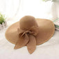 Wide Brim UV Protection Foldable Straw Hat