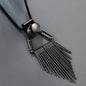 Gray Crystal Choker Necklace