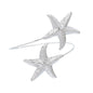 Gold Starfish Cuff Bracelet