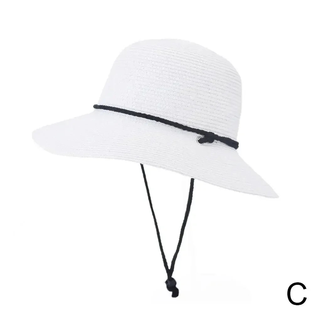 Korean Dome Basin Breathable Straw Sun Hat