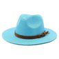 Oversized Panama Jazz Trilby Straw Sun Hat