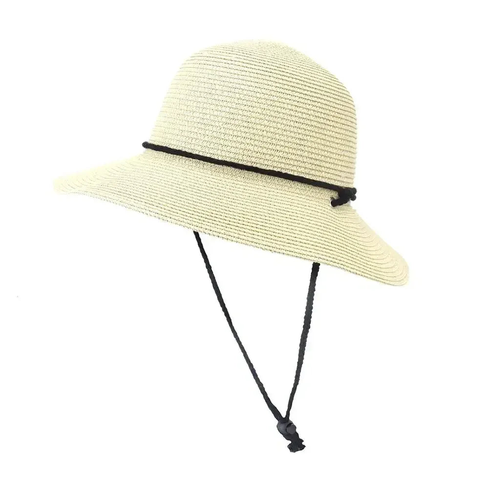 Korean Dome Basin Breathable Straw Sun Hat